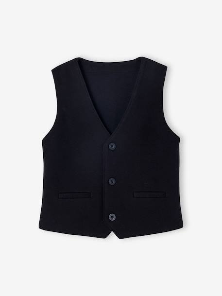 Ensemble garçon chemise et gilet noël noir - vertbaudet enfant 