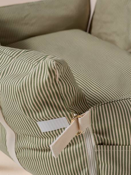 2-in-1 autotransportzak voor huisdieren FAMILY groen, gestreept - vertbaudet enfant 