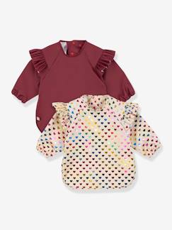 -Set van 2 KONGES SLOJD slabbetjes met pailletten