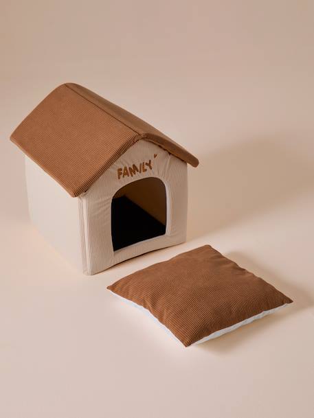 Niche et panier Ferme pour chien camel - vertbaudet enfant 