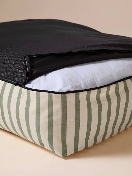 Matelas XL pour chien rayé vert - vertbaudet enfant 