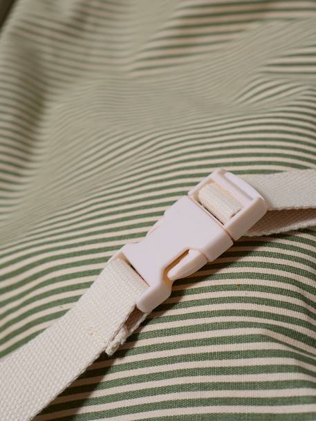 2-in-1 autotransportzak voor huisdieren FAMILY groen, gestreept - vertbaudet enfant 