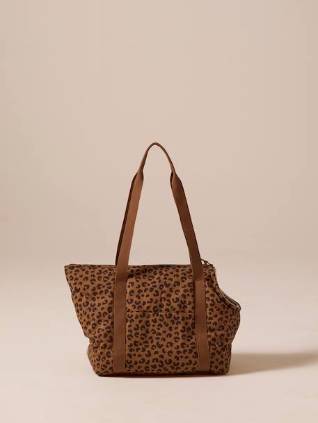 Sac de transport pour chat et chien marron imprimé - vertbaudet enfant 