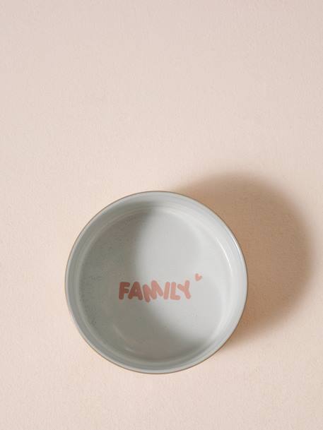 Gamelle en céramique pour chien camel+rayé rose - vertbaudet enfant 