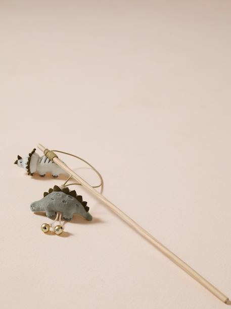 Jouet pour chat canne à pêche Dinosaures vert - vertbaudet enfant 