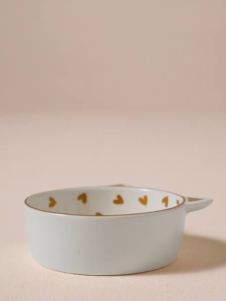 Set van 2 keramische kattenbakken FAMILY wit, bedrukt - vertbaudet enfant 