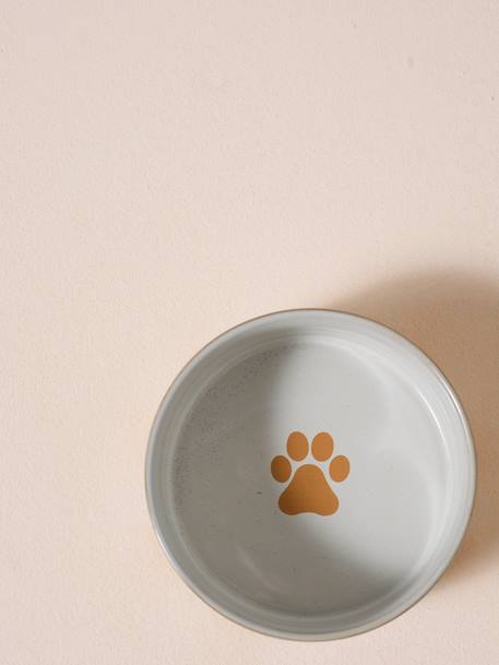 Gamelle en céramique pour chien camel+rayé rose - vertbaudet enfant 
