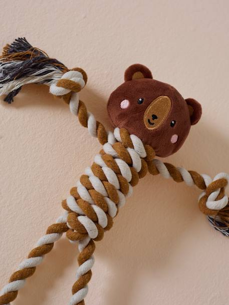 Jouet à mordiller en corde pour chien marron - vertbaudet enfant 