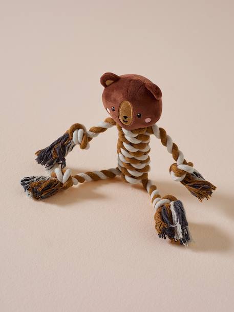 Jouet à mordiller en corde pour chien marron - vertbaudet enfant 