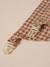 Collier bandana à damier pour chien carreaux marron - vertbaudet enfant 