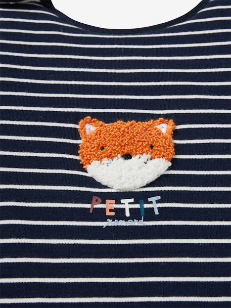 Gigoteuse manches longues Copain des Bois ENCRE+rayé vert - vertbaudet enfant 