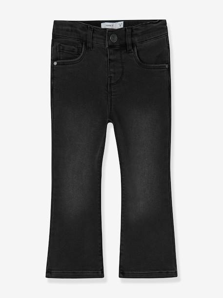 Meisjeskleding nan jeansblauw+zwart denim - vertbaudet enfant 