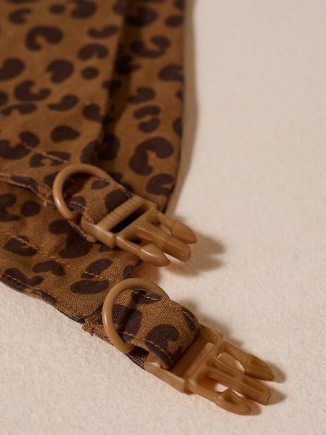 Collier bandana pour chien marron imprimé - vertbaudet enfant 