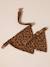 Collier bandana pour chien marron imprimé - vertbaudet enfant 