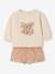 Ensemble bébé fille noël sweat short à sequins or - vertbaudet enfant 