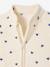 Babyvestje van fleece met ritssluiting en print vanille - vertbaudet enfant 