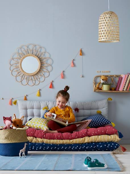 Rotan spiegel EFFEN LICHTBRUIN - vertbaudet enfant 
