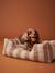 Gequilte mand voor huisdier FAMILY hazelnoot+klei+wit, gestreept - vertbaudet enfant 