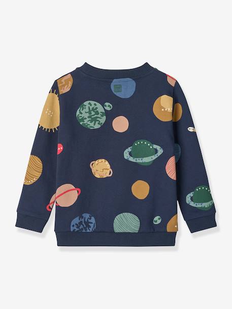 Sweat imprimé Thora marine+rose - vertbaudet enfant 