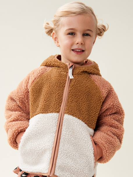 Omkeerbare jas met capuchon Jackson LIEWOOD blauw+rozen - vertbaudet enfant 