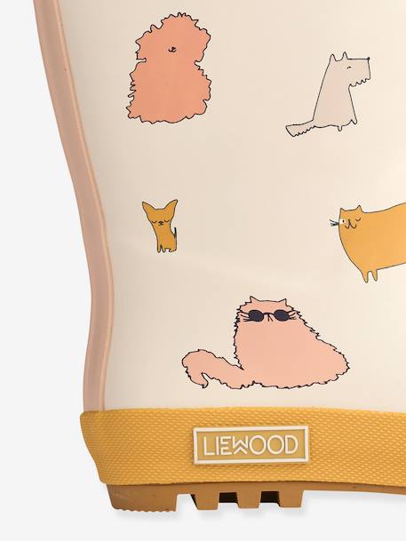 Mason thermische regenlaarzen grijs+marineblauw+rozen - vertbaudet enfant 