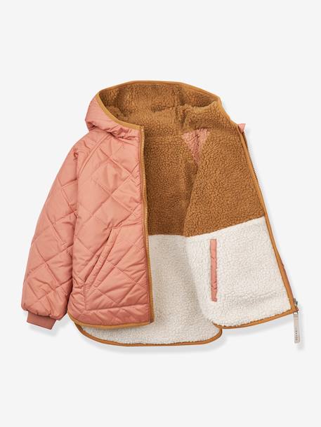 Omkeerbare jas met capuchon Jackson LIEWOOD blauw+rozen - vertbaudet enfant 