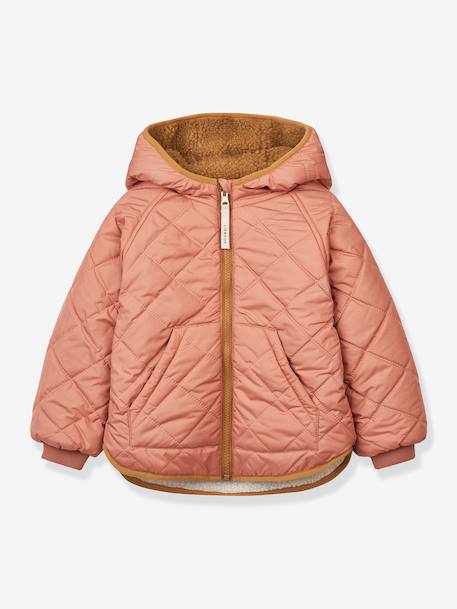 Omkeerbare jas met capuchon Jackson LIEWOOD blauw+rozen - vertbaudet enfant 