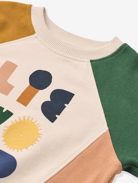 Sweat à motif Aude beige - vertbaudet enfant 