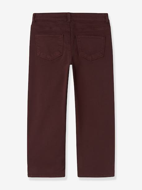 Body coton recyclé fille bordeaux+noir - vertbaudet enfant 