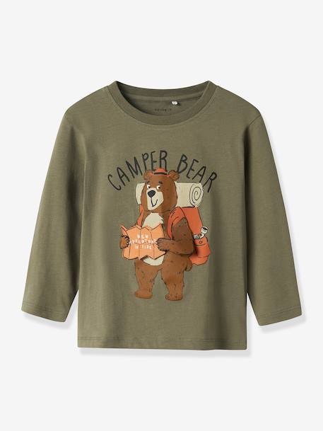 Jongenskleding beige+middenblauw+saliegroen - vertbaudet enfant 