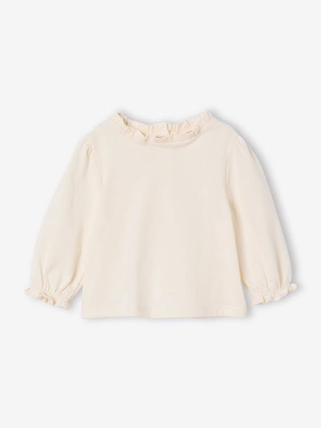 Ensemble bébé salopette imprimée et T-shirt manches longues caramel - vertbaudet enfant 