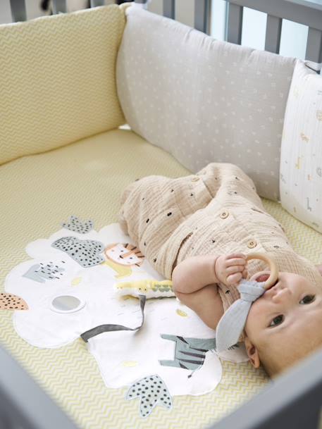 Lot de 2 housses fond de parc dinosaure+JUNGLE ET ETOILES - vertbaudet enfant 