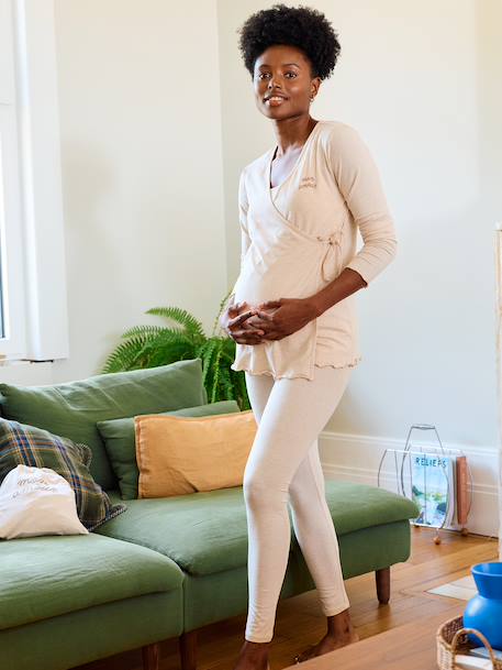 Zwangerschaps- en borstvoedingskoffer voor mama/baby gemêleerd beige - vertbaudet enfant 