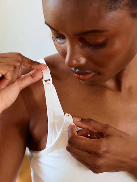 Kit valise maternité maman/bébé grossesse et allaitement beige chiné - vertbaudet enfant 