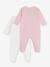 Lot de 2 pyjamas bébé en coton imprimé rose - vertbaudet enfant 