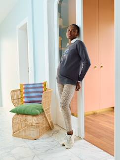 Vêtements de grossesse-Pull, gilet-Sweat grossesse motif coeur à coeur