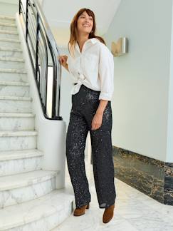 Vêtements de grossesse-Pantalon-Pantalon sequins de grossesse