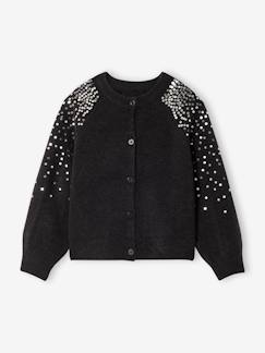 -Gilet fille noël à sequins
