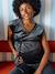 T-shirt de grossesse sans manches velours pailleté noir - vertbaudet enfant 