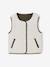Gilet mixte sans manches réversible capsule famille écru - vertbaudet enfant 