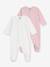 Lot de 2 pyjamas bébé en coton imprimé rose - vertbaudet enfant 