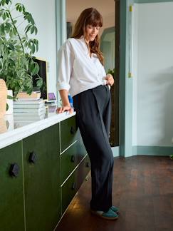 Vêtements de grossesse-Pantalon-Pantalon de grossesse avant après coupe large 