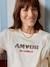 T-shirt grossesse et allaitement motif amour écru - vertbaudet enfant 