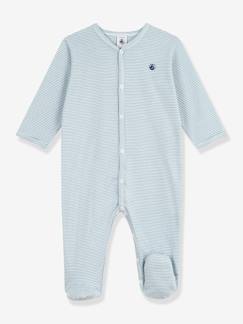 -Pyjama voor baby's van katoen met ribfluwelen strepen PETIT BATEAU