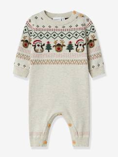 Baby-Salopette, jumpsuit-Body baby van biologisch katoen 