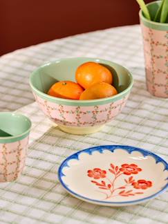 Puériculture-Repas-Bol moyen en mélamine CHECKERED STENCIL rice, 700 ml