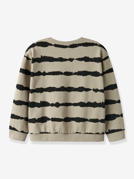 Pyjama biologisch katoen jongen beige+saliegroen - vertbaudet enfant 