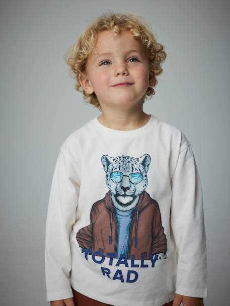 Vêtement garçon écru+taupe - vertbaudet enfant 