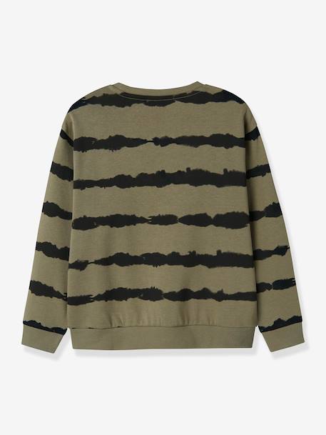 Pyjama biologisch katoen jongen beige+saliegroen - vertbaudet enfant 