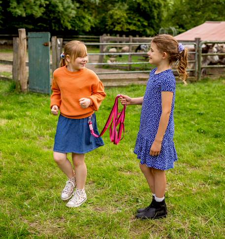 Laisse de longe pour fille PFERDEFREUNDE Die Spiegelburg rose - vertbaudet enfant 